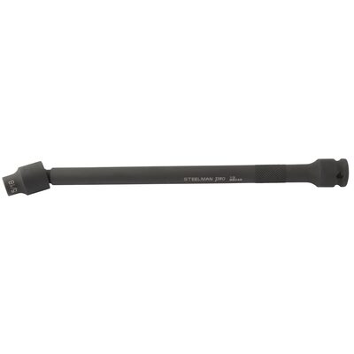 J S Products (steelman) 3/8" Dr. x 9" Long Ball-Joint Impact Socket,5/16"