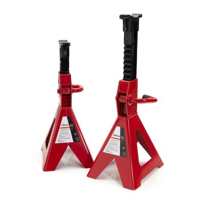 J S Products (steelman) Professional 4-Ton Capacity Jack Stand Set
