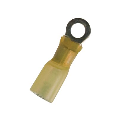 The Best Connection 12-10 1/4 IN  YELLOW CS HEAT SHRINK RING 4 PCS