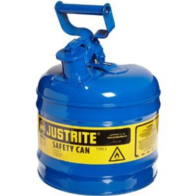 Justrite Mfg. Co. 2Gal/7.5L Safety Can Blue