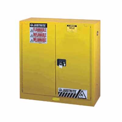 Justrite Mfg. Co. 40 Gallon Cabinet Yellow