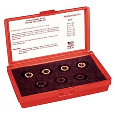 Lang Tools (Kastar) WHEEL STUD THREAD RESTORER KIT 7PC