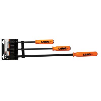 Lang Tools (Kastar) 3 pc Curved Pry Bar Set
