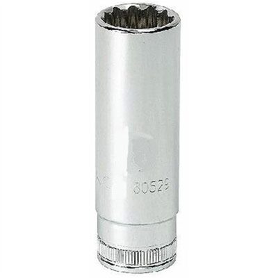 GearWrench 1/4 Inch Drive 12 Point Deep Metric Socket 8mm