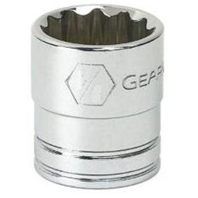 GearWrench 3/8 Inch Drive 12 Point Standard SAE Socket 7/16 Inch