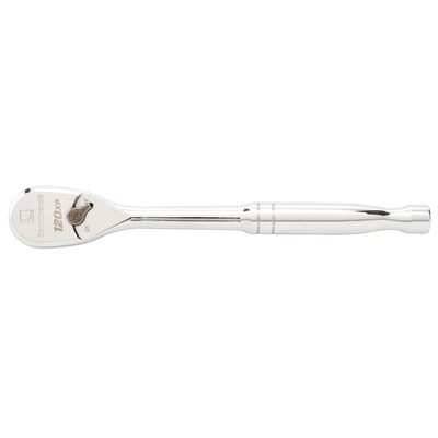 GearWrench 1/2 Inch Drive 120XP Full Polish Chrome Teardrop Ratchet