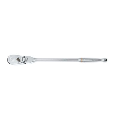 GearWrench 1/2 Inch Drive 90-Tooth Flex Head Teardrop Ratchet 17 Inch