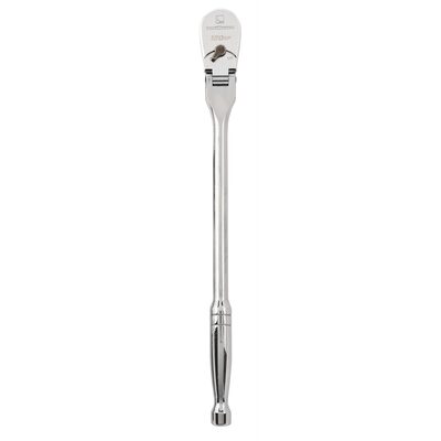 GearWrench 1/2 Inch Drive 120XP Full Polish Chrome Flex Head Teardrop Ratchet