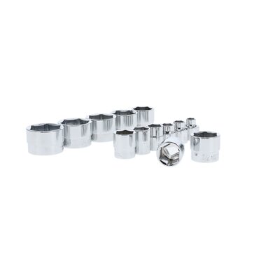 GearWrench 13 Piece 3/8 Inch Drive 6 Point Stubby Socket Set SAE