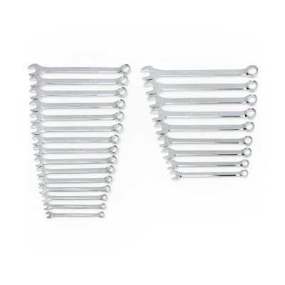 GearWrench 24 Piece 12 Point Long Pattern Combination SAE/Metric Wrench Set