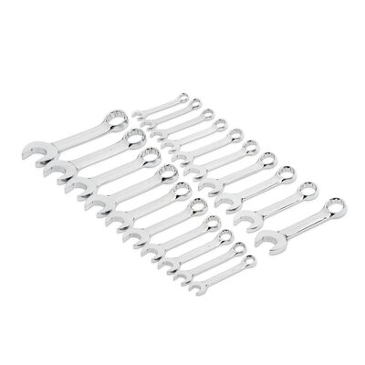 GearWrench 20 Piece 12 Point Stubby Combination SAE/Metric Wrench Set