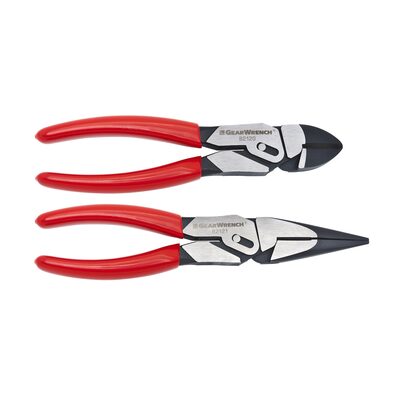GearWrench 2 Piece 8 Inch PivotForce Compound Action Plier Set