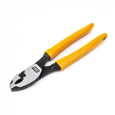 GearWrench 8 Inch PITBULL Dipped Handle Slip Joint Pliers