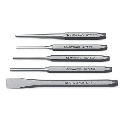 GearWrench 5 Piece Punch and Chisel Set