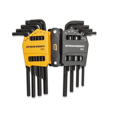 GearWrench 26 Piece Long Arm SAE/Metric Hex Key Set
