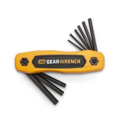 GearWrench 9 Piece SAE Folding Hex Key Set