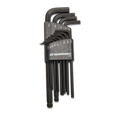 GearWrench 13 Piece Long Ball End SAE Hex Key Set