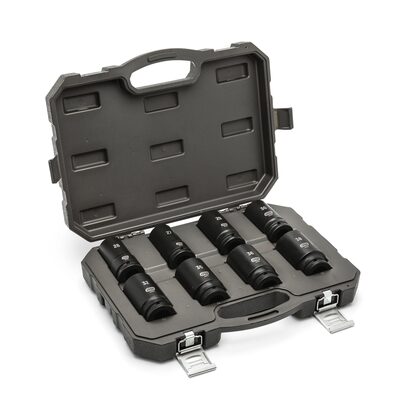 GearWrench 8 Piece 3/4 Inch Drive 6 Point Metric Deep Impact Socket Set