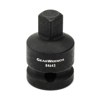 GearWrench 1/2 Inch Drive 1/2 Inch F x 3/8 Inch M Impact Adapter