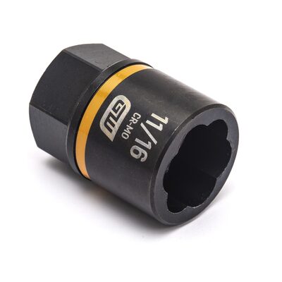 GearWrench 3/8 Inch Drive Bolt Biter Impact Extraction Socket 11/16 Inch