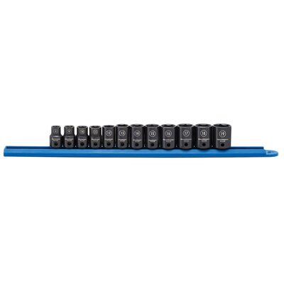 GearWrench 12 Piece 3/8 Inch Drive 6 Point Standard Impact Metric Socket Set