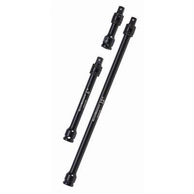 GearWrench 3 Piece 3/8 Inch Drive Impact Locking Extension Set 3 Inch, 6 Inch & 12 Inch