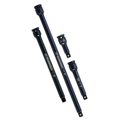 GearWrench 4 Piece 1/2 Inch Drive Impact Extension Set 3 Inch, 5 Inch, 10 Inch & 15 Inch