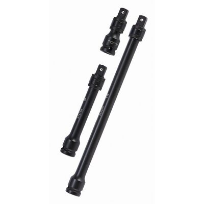 GearWrench 3 Piece 1/2 Inch Drive Locking Impact Extension Set 3 Inch, 6 Inch & 12 Inch