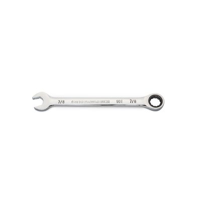 GearWrench 7/8 Inch 90-Tooth 12 Point Ratcheting Combination Wrench
