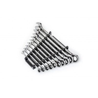 GearWrench 10 Piece 90-Tooth 12 Point SAE Combination Ratcheting Wrench Set