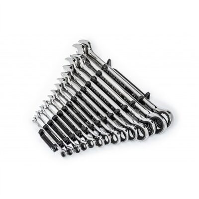 GearWrench 14 Piece 90-Tooth 12 Point SAE Combination Ratcheting Wrench Set