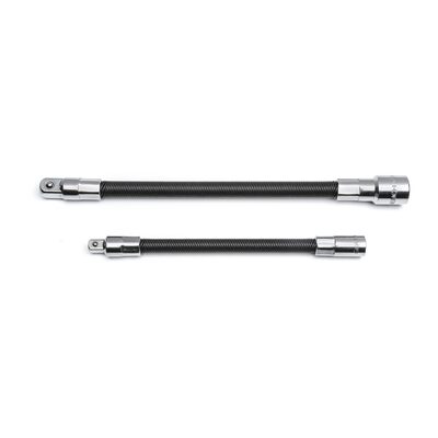 GearWrench 2 Piece 1/4 Inch & 3/8 Inch Drive Flex Extension Set 6 Inch & 8 Inch