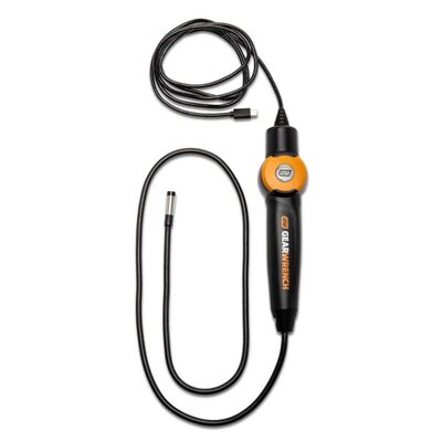 GearWrench High-Definition Flexible Inspection Borescope - 1080P HD Endoscope with Light and USB-C Connectivity