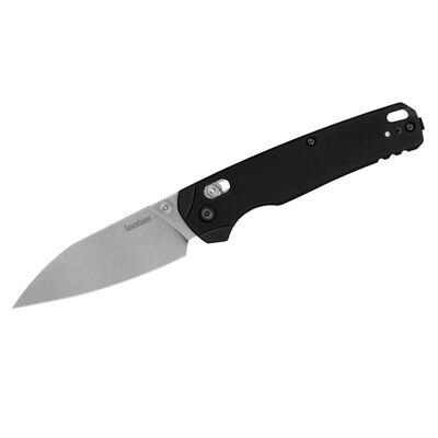 Kershaw Bel Air XL Manual Folding Pocket Knife with MagnaCut Blade and G10 Handle - Black