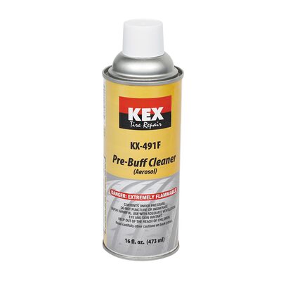 KEX Tire Repair Pre-Buff Cleaner, Aerosol (Flammable) 11 fl. oz. Spray Can