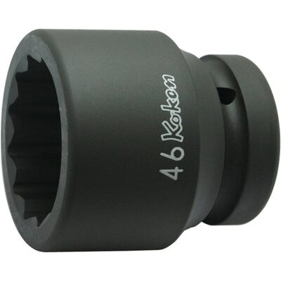 Ko-ken USA 18405M-30 1 Sq. Dr. Socket 30mm 12 point Length 62mm