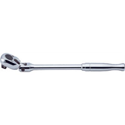 Ko-ken USA 4774P-450 1/2 Sq. Dr. Ratchet Handle  24 teeth Flexible Head Length 450mm  Polished Handle