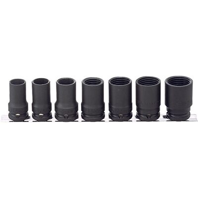 Ko-ken USA RS14124/7 1/2 Sq. Dr. Lock Nut Buster Set  17-27.5mm   For Lock Nut 7 pieces
