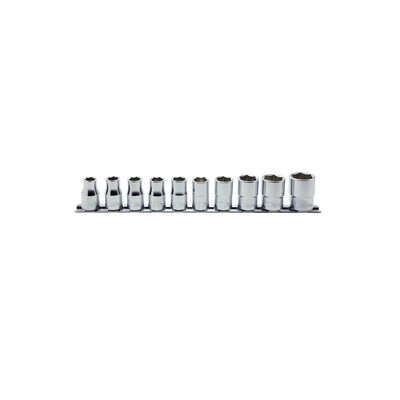 Ko-ken USA RS4405M/10 10 Piece 1/2 Sq. Dr. 12 Point, Metric, Chrome Socket Set