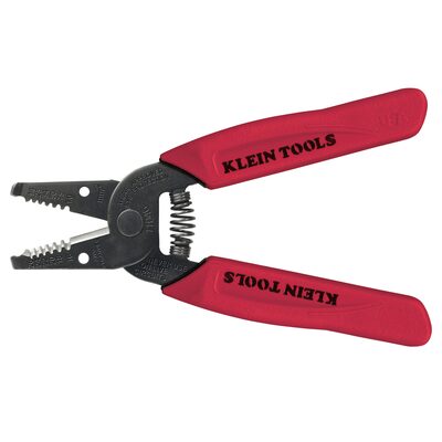 Klein Tools Wire Stripper-Cutter Flat Design for 16-26 AWG Str&ed Wire