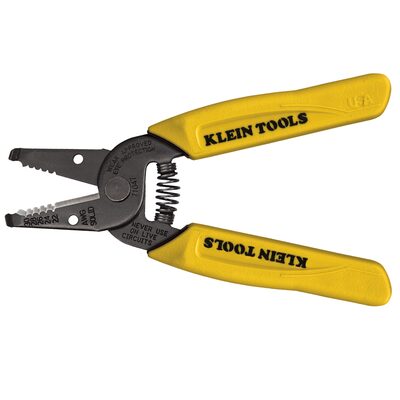 Klein Tools Wire Stripper-Cutter Flat Design for 22-30 AWG Solid Wire