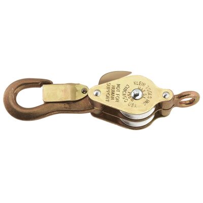Klein Tools Block with Eye to Splice Line to Block