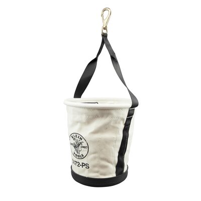 Klein Tools Tool Pouch, Water-Repellent Bag with Belt Loops, 7.5 x 7 x 3.5-Inch
