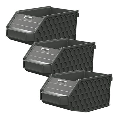 Klein Tools MODbox&trade; Wall System, Small Bin, 3-Pack