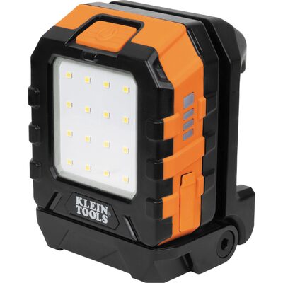 Klein Tools Rechargeable 2-Color LED Flashlight with Holster