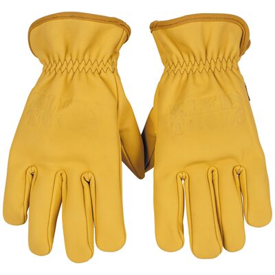 Klein Tools Cowhide Leather Gloves, Small