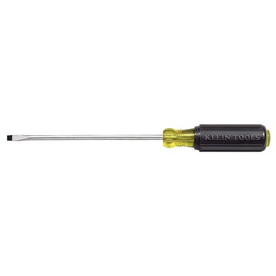 Klein Tools Screwdriver Mini Cushion-Grip 1/8" Cabinet Tip x 4"