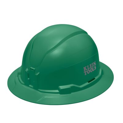 Klein Tools Hard Hat, Non-Vented, Full Brim Style, High Visibility Orange