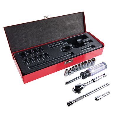 Klein Tools 1/4-Inch Drive Socket Wrench Set, 13-Piece