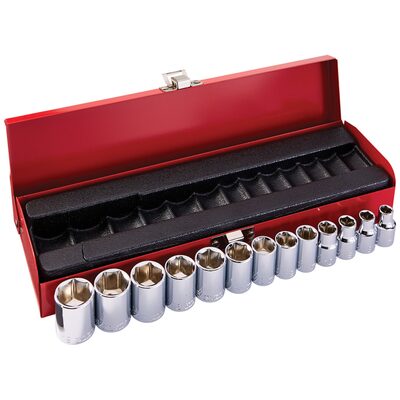Klein Tools 3/8-Inch Drive Deep Socket Wrench Set, 8-Piece